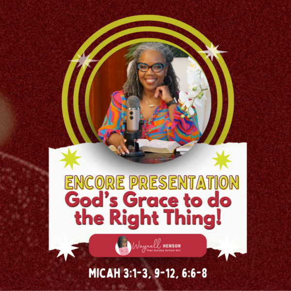 #TSSGNotes – 📚🙌🏽❤️ God's Mercy to Do the Right Thing! – February 16, 2025