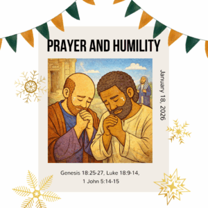 #KidPack – 📚🙌🏽💙 Prayer and Humility – January 18, 2026