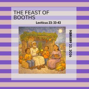 #KidPack – 📚🙌🏽💙  The Feast of Booths – February 22, 2026